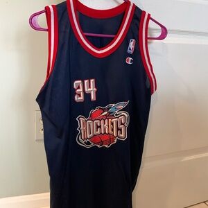 Olajuwon rockets jersey